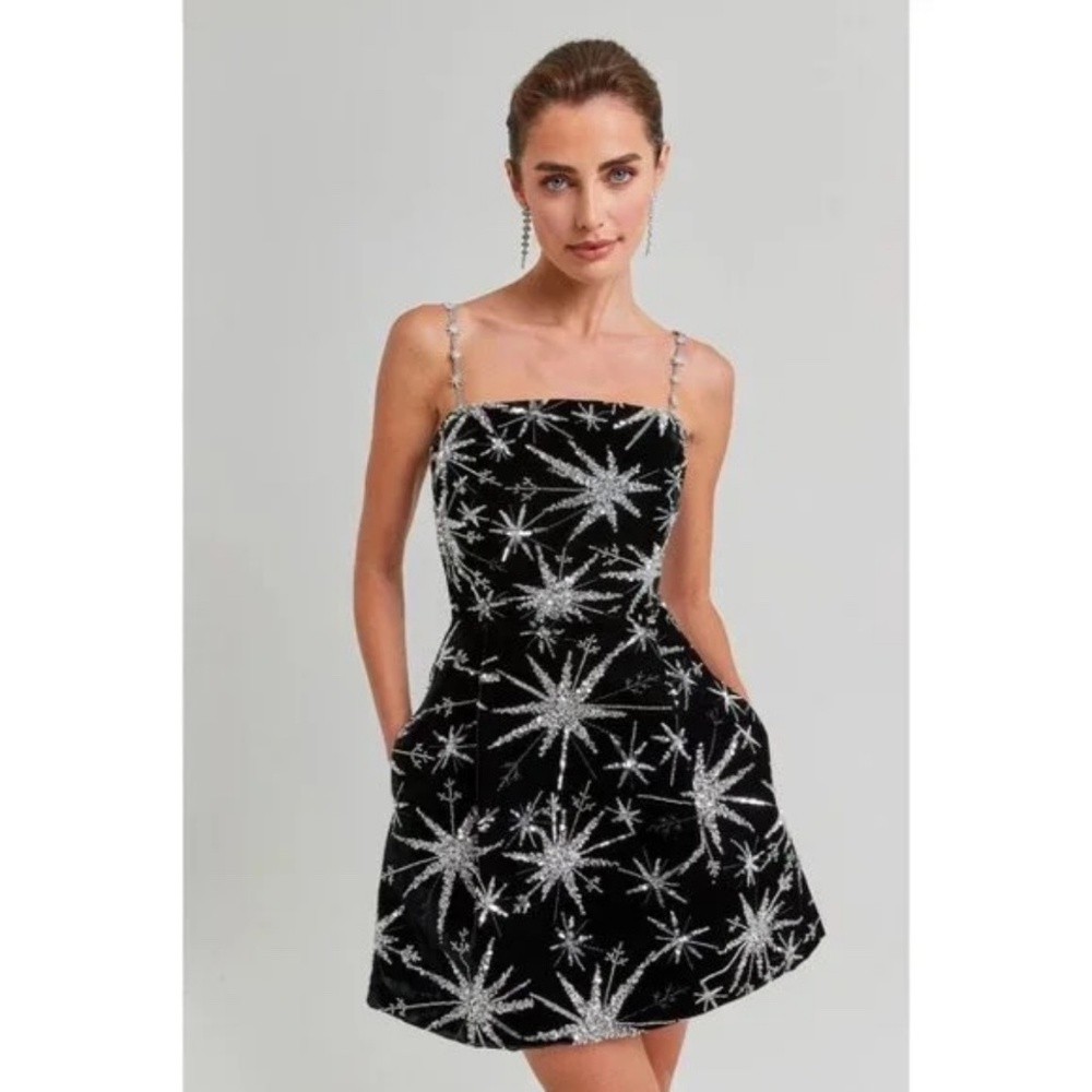 Nadine Merabi Stellar Star Dress size XS  NWT $535